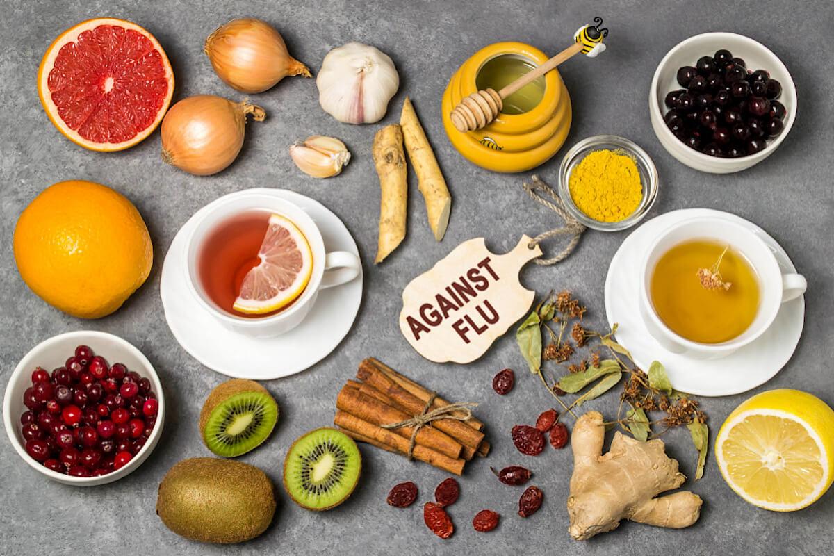 Influenza cibi giusti