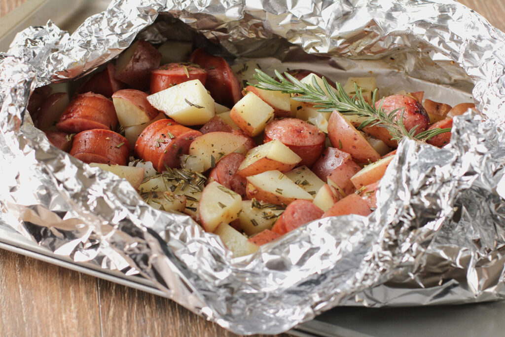 L'alluminio nella cottura al cartoccio