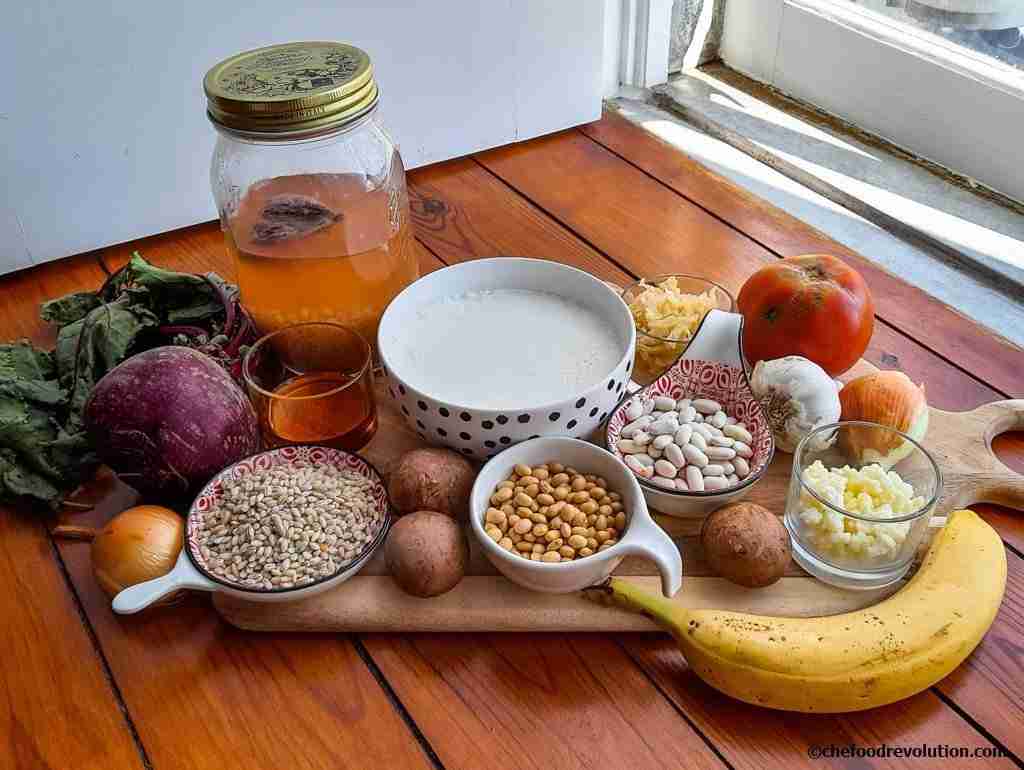 I probiotici e i prebiotici si trovano in molti alimenti comuni