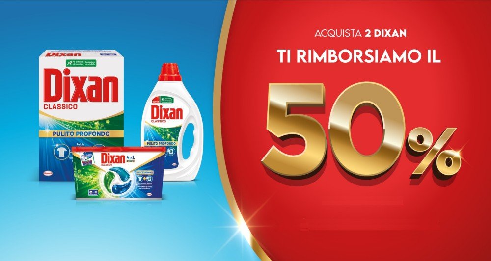 Dixan offre spesso sconti e promozioni