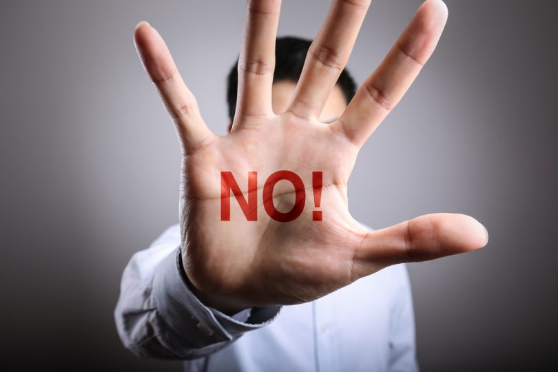 Dire di no non è un atto di egoismo, ma un gesto di rispetto per la propria persona 