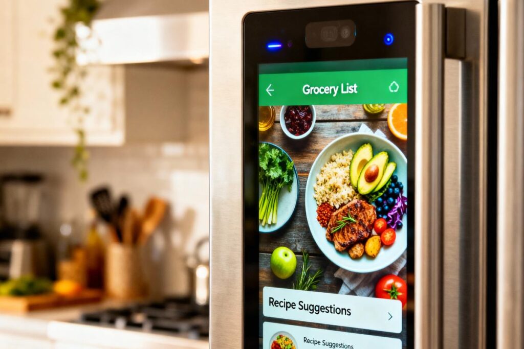 smartphone con lista spesa