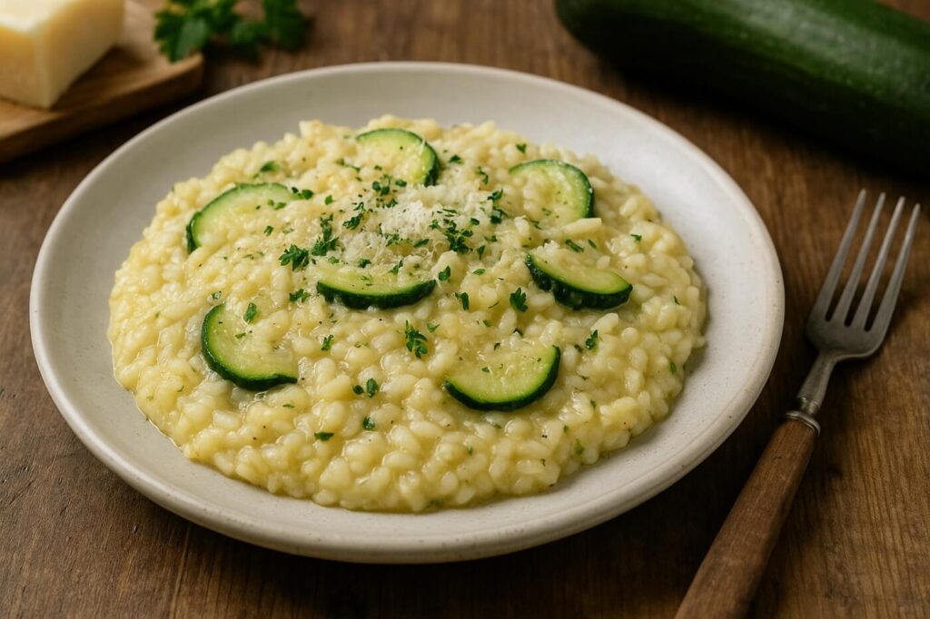Risotto alle zucchine