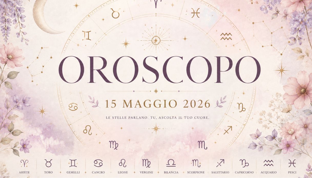 Oroscopo del 15 Maggio