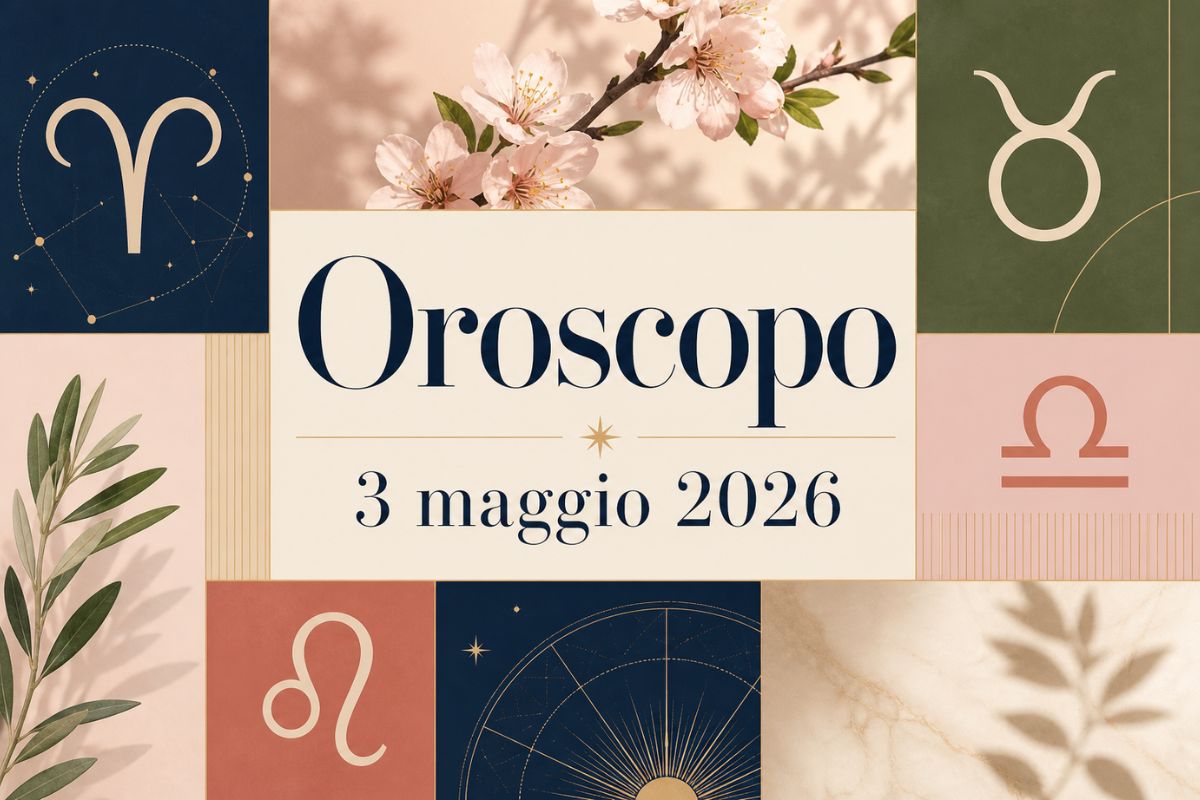 Oroscopo del 3 Maggio 2026