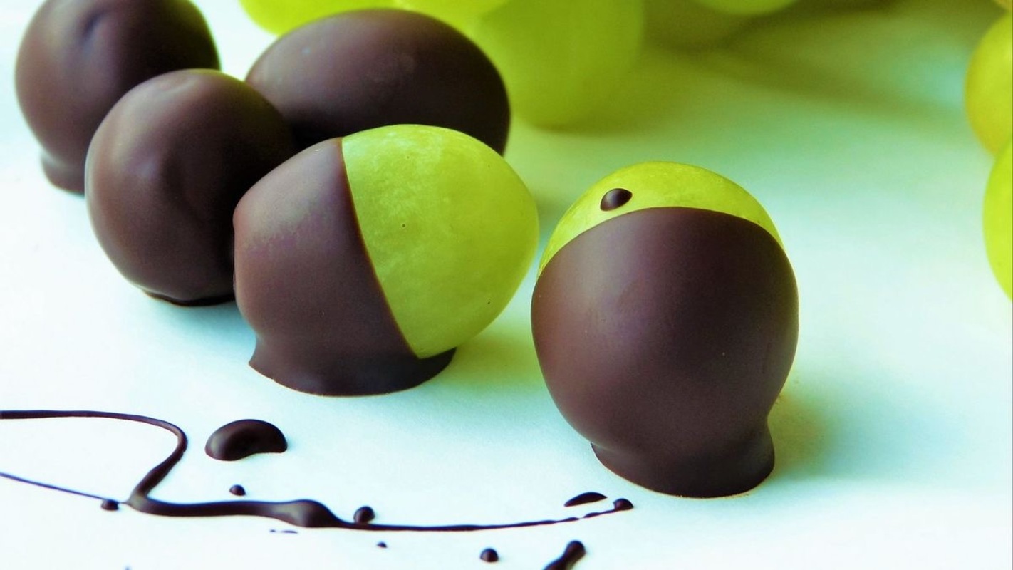 Uva con cioccolato