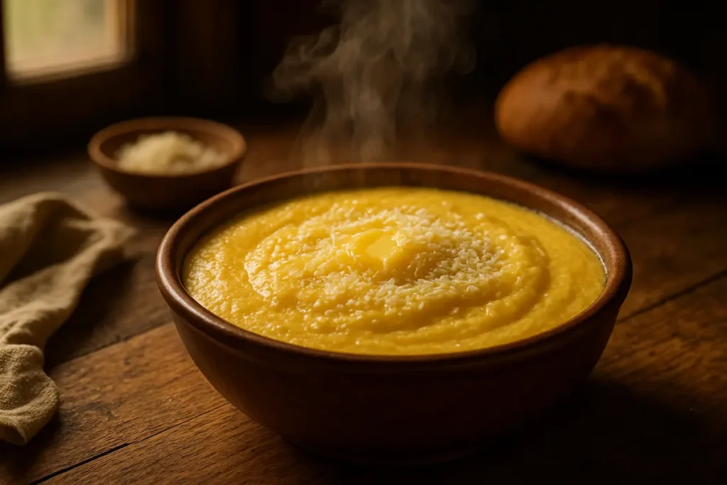 La polenta inserita tra i richiami.