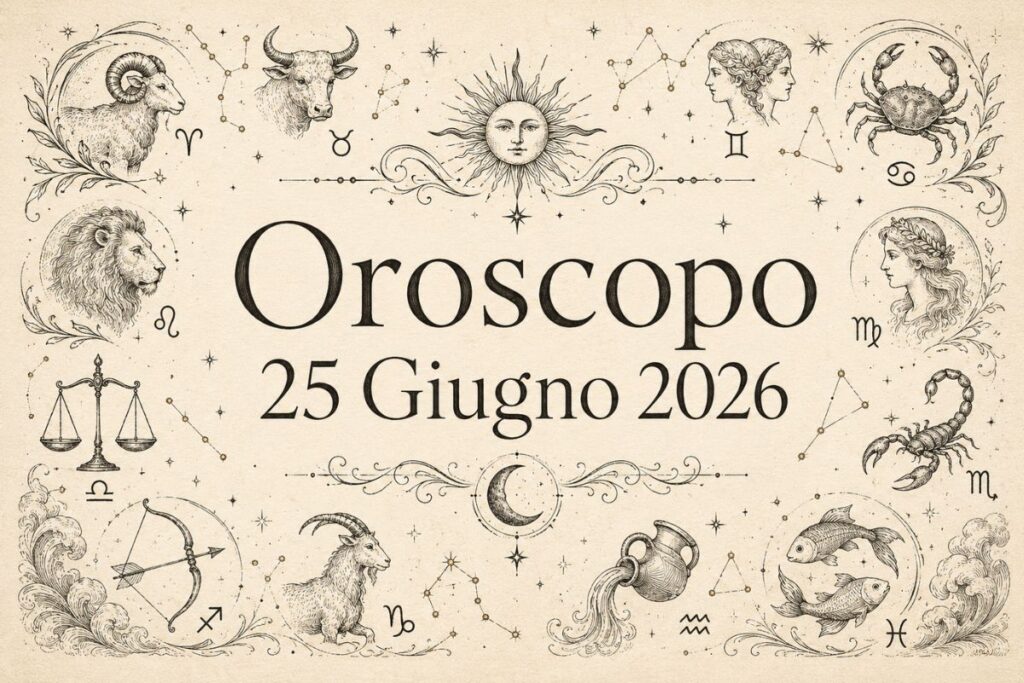 Oroscopo 25 Giugno