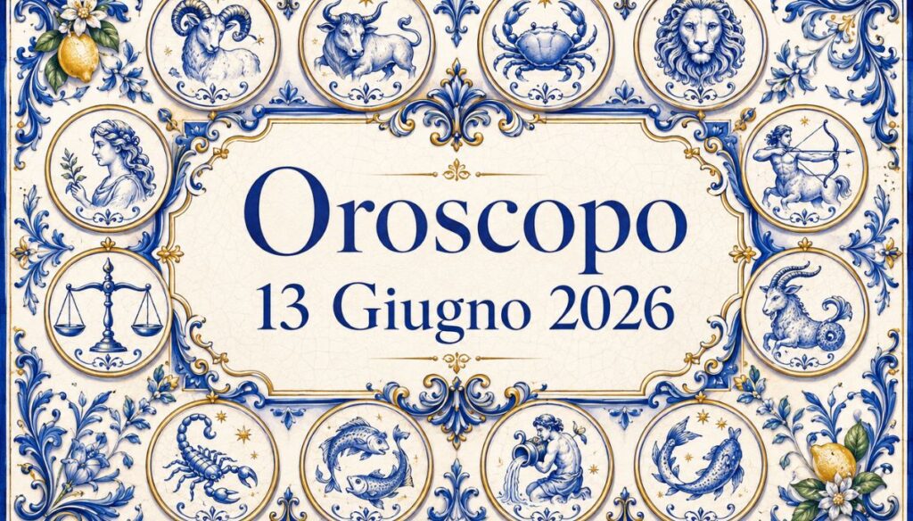 Oroscopo del 13 Giugno 2026