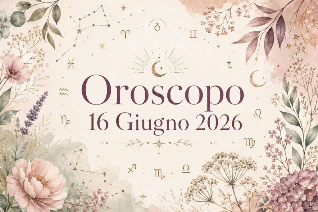 Oroscopo del 16 Giugno 2026