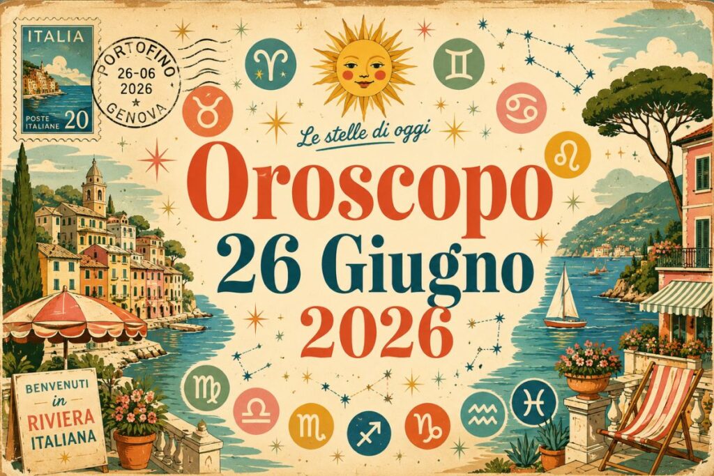 Oroscopo del 26 Giugno
