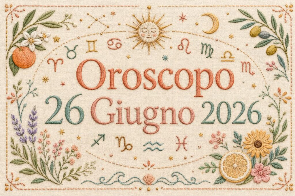 Oroscopo del 26 Giugno 2026