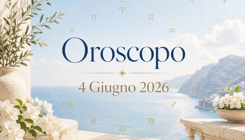 Oroscopo del 4 Giugno